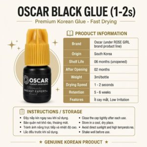 OSCAR BLACK GLUE- DRYING 1-2s