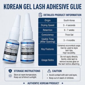 Korean Gel Lash Adhesive Glue