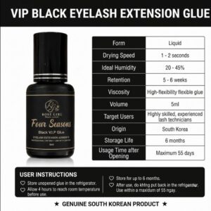 VIP BLACK EYELASH EXTENSION GLUE