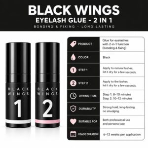 Black Wings 2-in-1 Lash Lift & Brow Lamination Cream