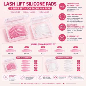 Fish-Shaped Jelly Silicone Lash Lift Rods – 5 Sizes
