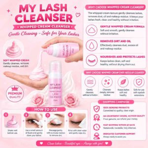 Premium Lash Cleaning Foam / Lash Cleaning Foam + Brush Combo