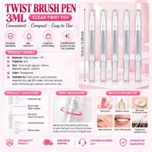 3ml Empty Twist Pen – Clear Refillable Dispensing Pen