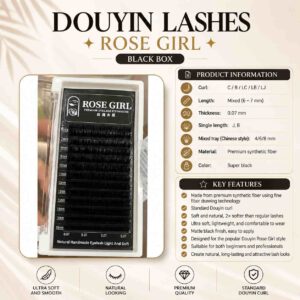 Douyin Lower Lashes – Chinese Style, Single/Mix (4/6/8mm)